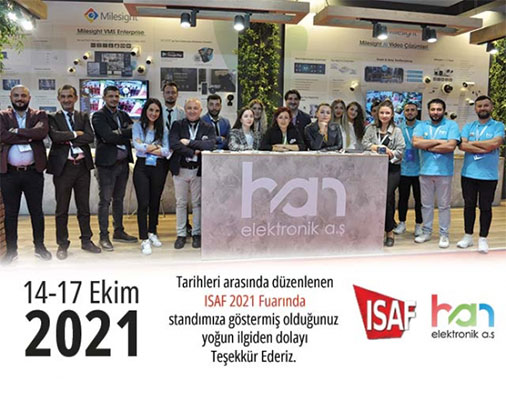 2021 ISAF Fuarını Başarıyla Tamamladık