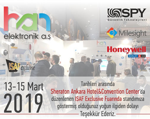 2019 ISAF Exclusive Fuarını Başarıyla Tamamladık