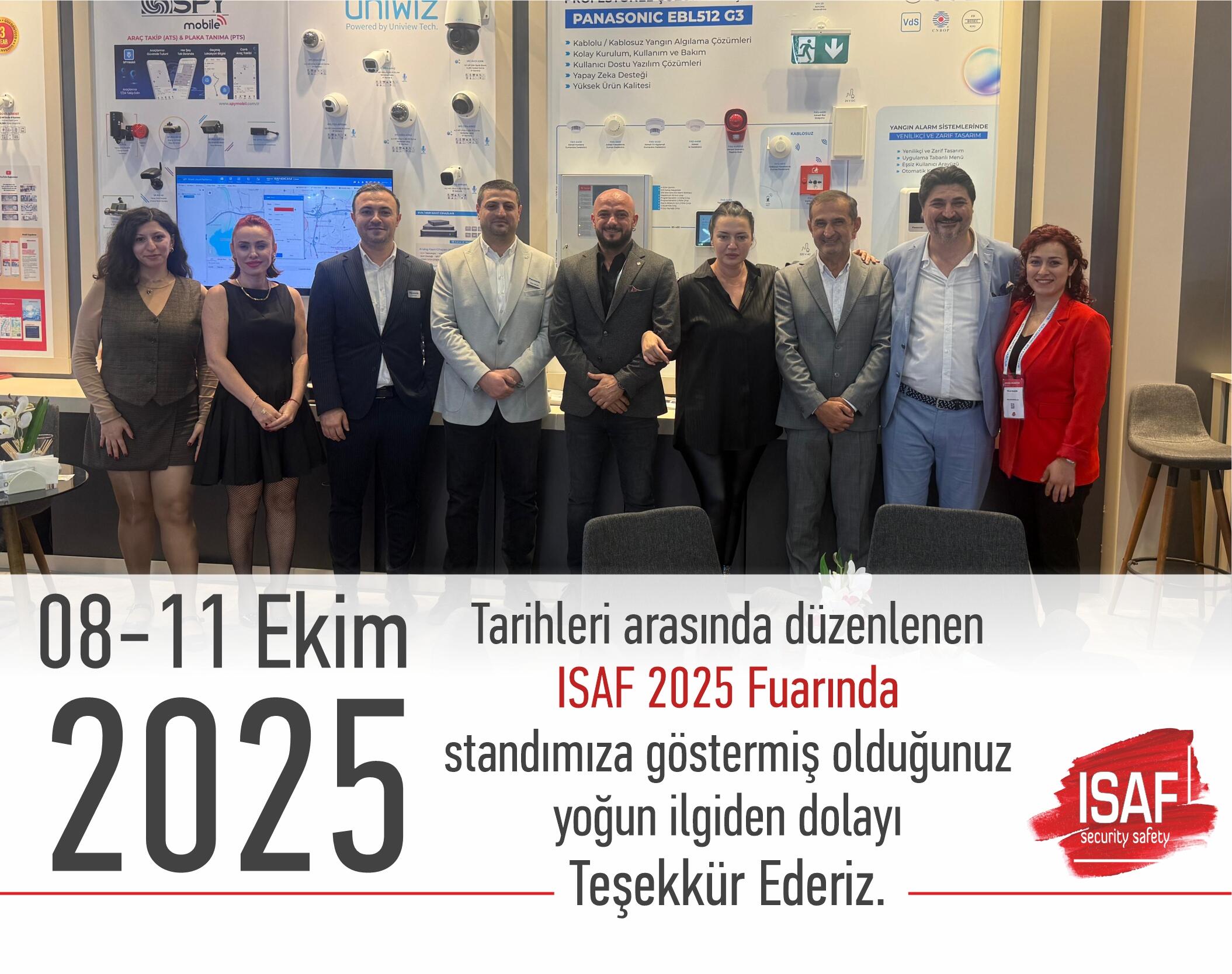 ISAF 2025 Fuarını Başarıyla Tamamladık!